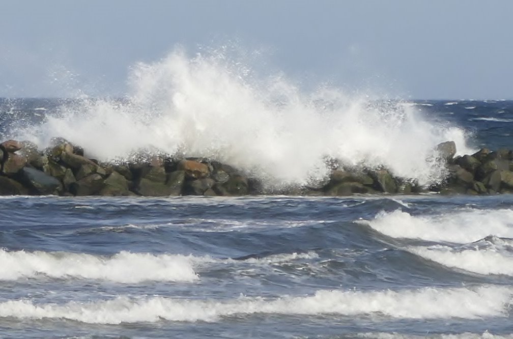 Wellen an der Ostsee